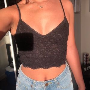 Black Crop Top